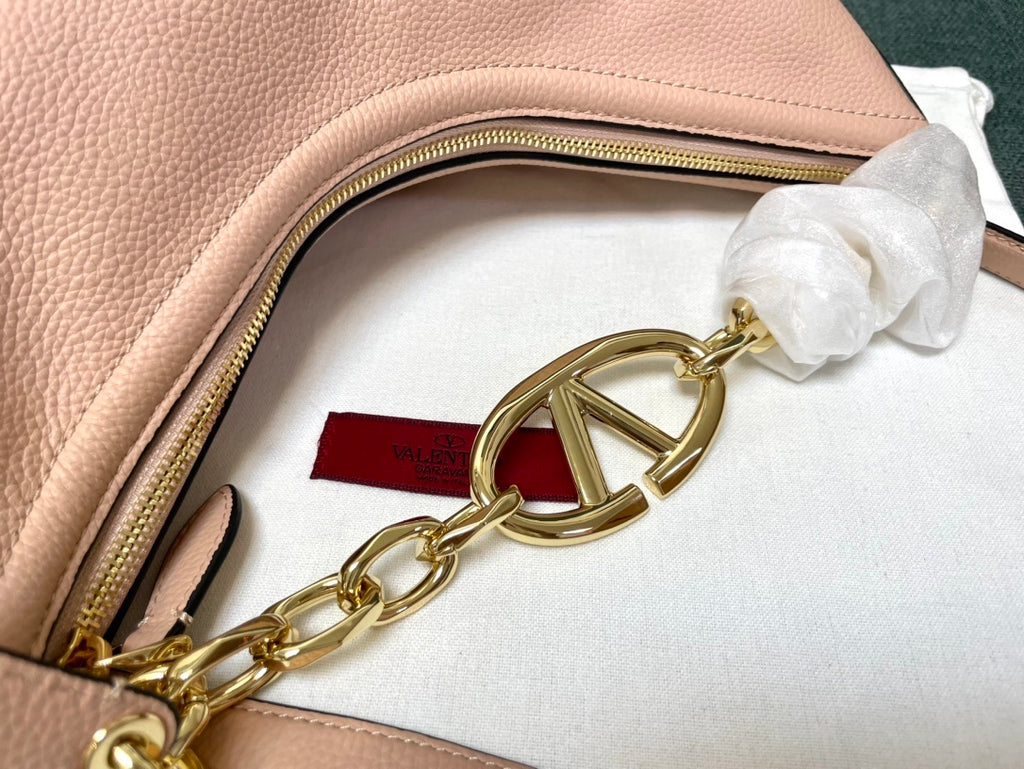 VALENTINO Garavani VLogo Moon Small Chain Hobo Bag