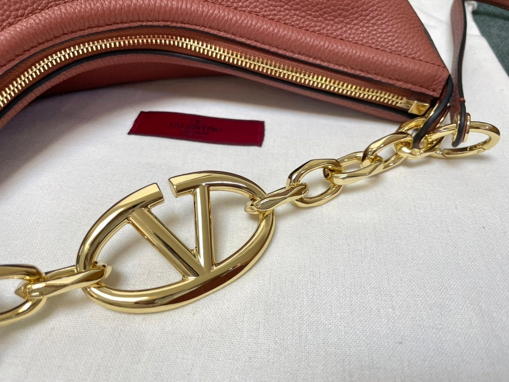 VALENTINO Garavani VLogo Moon Small Chain Hobo Bag