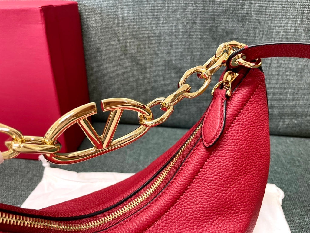 VALENTINO Garavani VLogo Moon Small Chain Hobo Bag