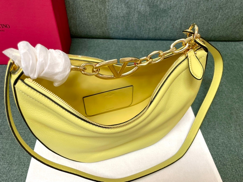 VALENTINO Garavani VLogo Moon Small Chain Hobo Bag