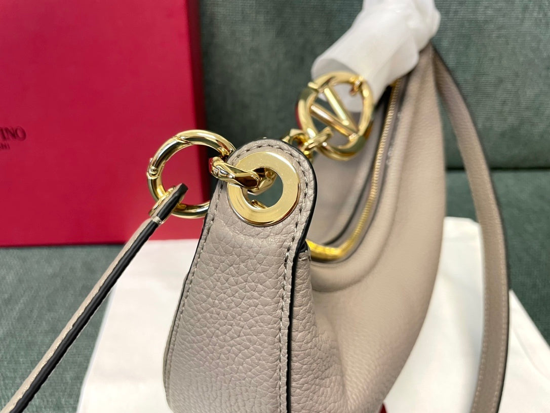 VALENTINO Garavani VLogo Moon Small Chain Hobo Bag