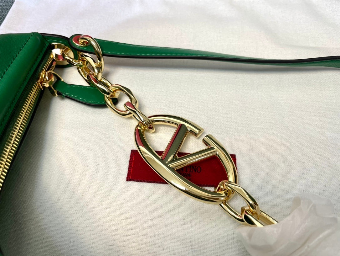 VALENTINO Garavani VLogo Moon Small Chain Hobo Bag