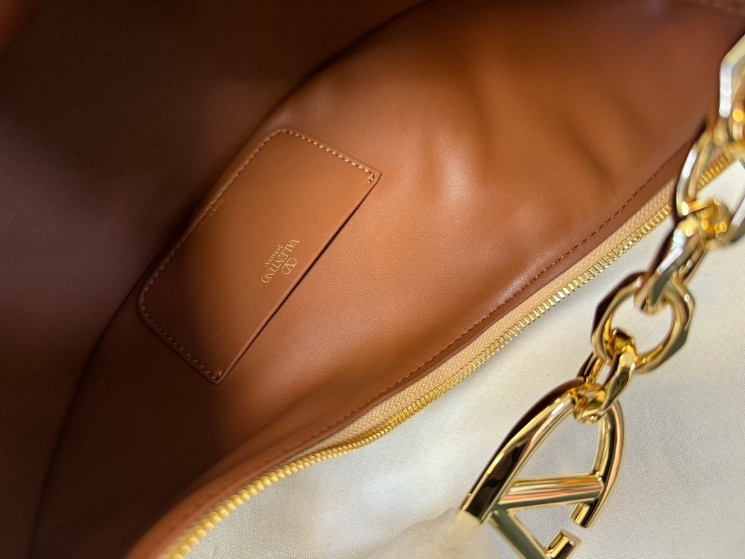 VALENTINO Garavani VLogo Moon Small Chain Hobo Bag