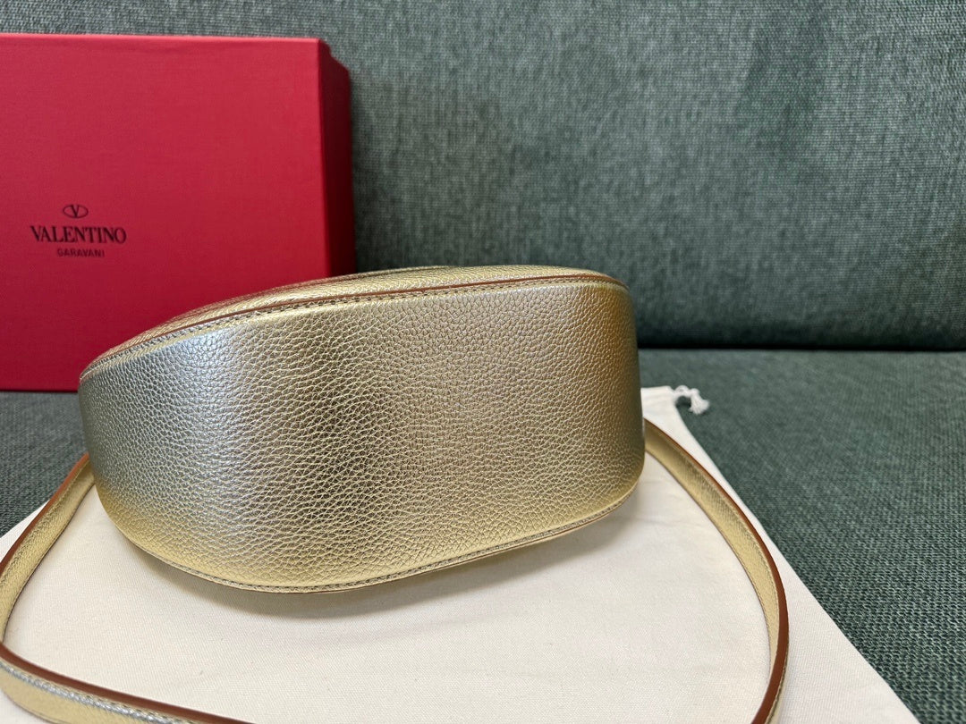 VALENTINO Garavani VLogo Moon Small Chain Hobo Bag