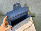 VALENTINO Garavani MINILOC VLogo Signature Crystal-Embellished Bag