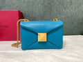 VALENTINO Lambskin Chain Tofu Bag