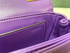 VALENTINO Lambskin Chain Tofu Bag