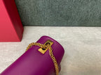 VALENTINO Lambskin Chain Tofu Bag