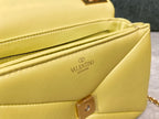 VALENTINO Lambskin Chain Tofu Bag
