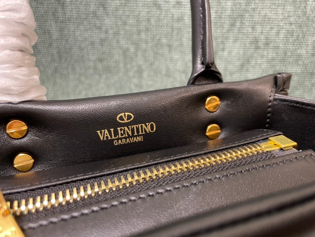 VALENTINO Garavani One Stud Lambskin Handbag