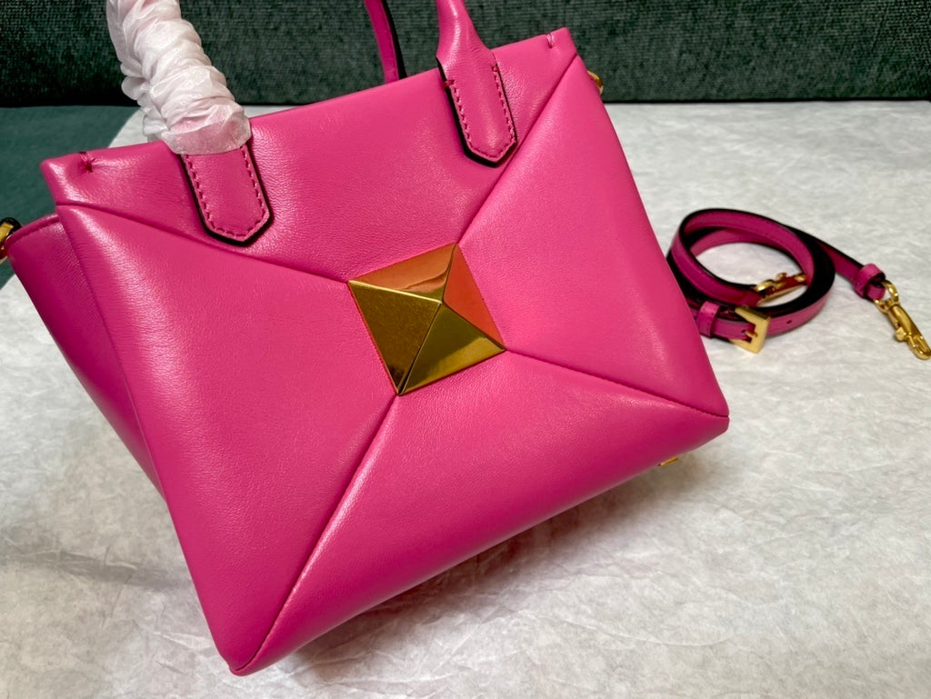 VALENTINO Garavani One Stud Lambskin Handbag