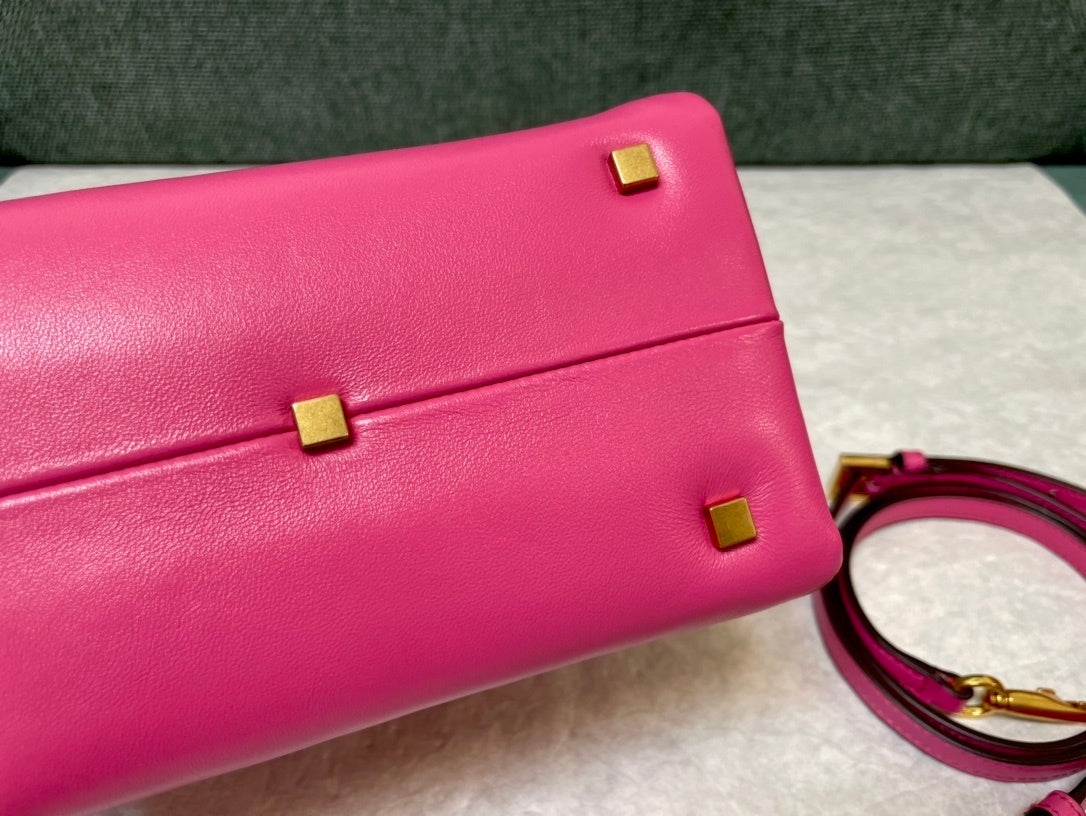 VALENTINO Garavani One Stud Lambskin Handbag