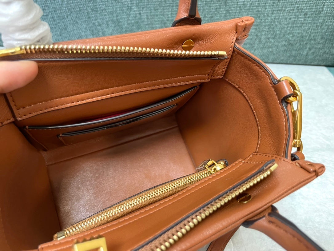 VALENTINO Garavani One Stud Lambskin Handbag