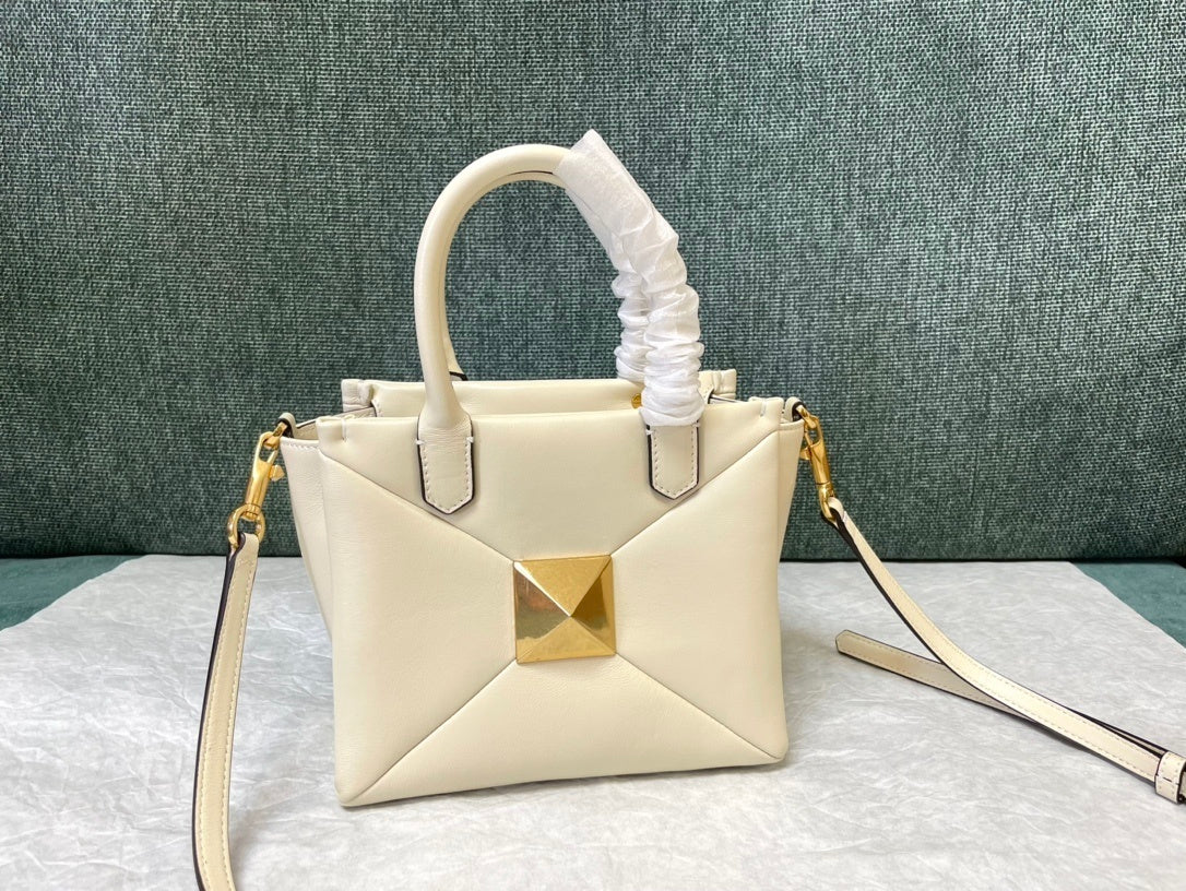 VALENTINO Garavani One Stud Lambskin Handbag