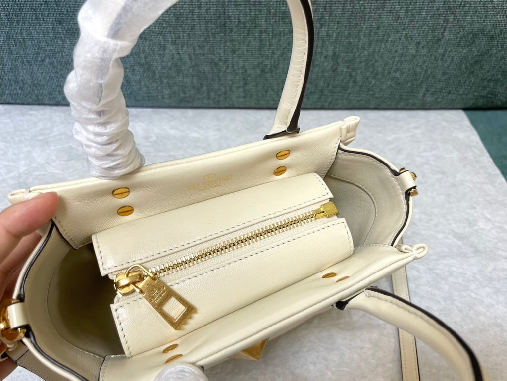 VALENTINO Garavani One Stud Lambskin Handbag