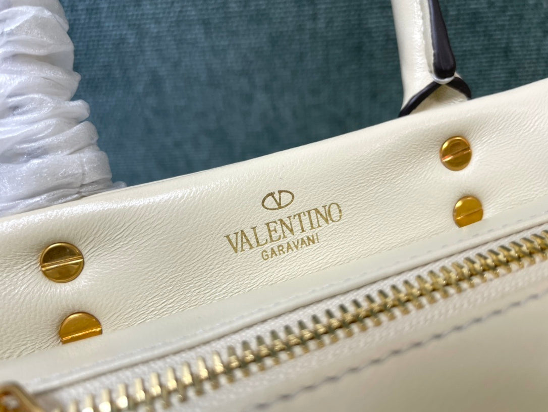 VALENTINO Garavani One Stud Lambskin Handbag