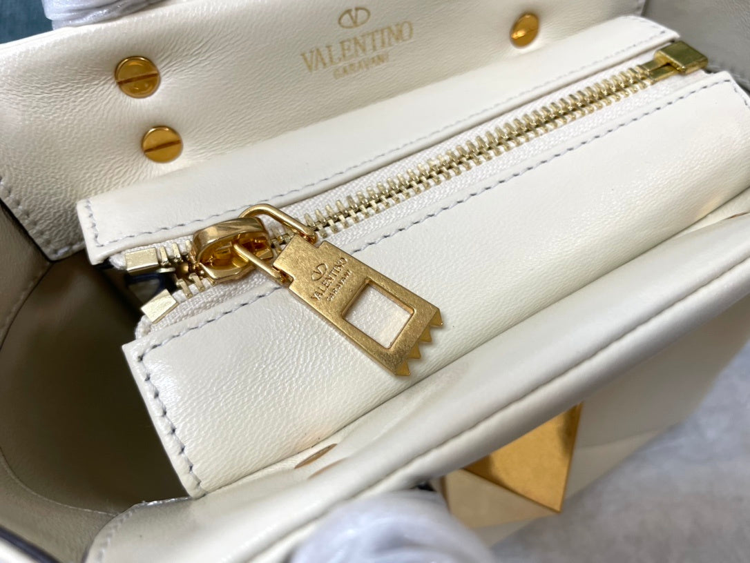 VALENTINO Garavani One Stud Lambskin Handbag