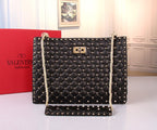 VALENTINO Garavani Rockstud Spike Quilted Shoulder Bag