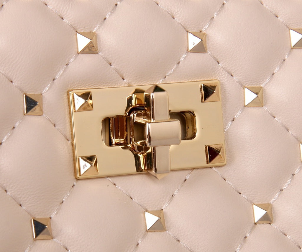 VALENTINO Garavani Rockstud Spike Quilted Shoulder Bag