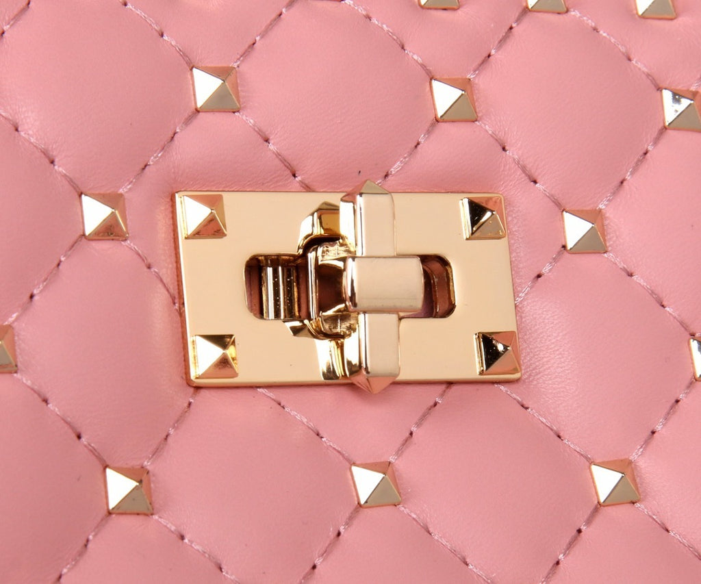 VALENTINO Garavani Rockstud Spike Quilted Shoulder Bag