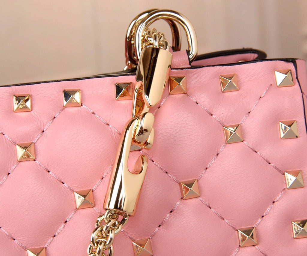 VALENTINO Garavani Rockstud Spike Quilted Shoulder Bag