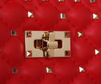 VALENTINO Garavani Rockstud Spike Quilted Shoulder Bag