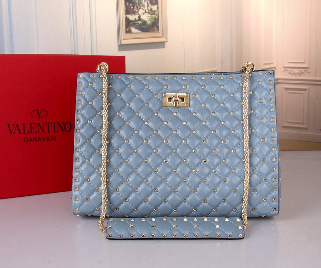 VALENTINO Garavani Rockstud Spike Quilted Shoulder Bag