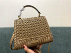 VALENTINO Garavani VSLING Palm-Grain Calfskin Small Top Handle Bag