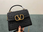 VALENTINO Garavani VSLING Palm-Grain Calfskin Small Top Handle Bag