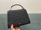 VALENTINO Garavani VSLING Palm-Grain Calfskin Small Top Handle Bag