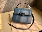 VALENTINO Garavani VSLING Palm-Grain Calfskin Large Top Handle Bag