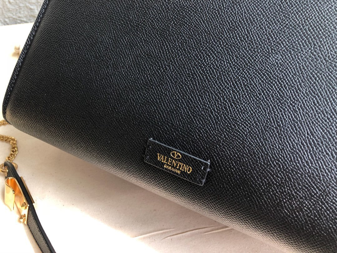 VALENTINO Garavani VSLING Palm-Grain Calfskin Large Top Handle Bag