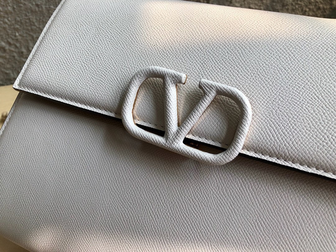 VALENTINO Garavani VSLING Palm-Grain Calfskin Large Top Handle Bag