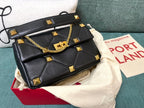 VALENTINO Garavani Roman Stud Lambskin Chain Bag