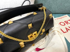 VALENTINO Garavani Roman Stud Lambskin Chain Bag
