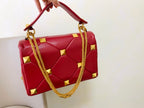 VALENTINO Garavani Roman Stud Lambskin Chain Bag