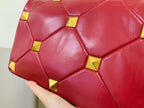 VALENTINO Garavani Roman Stud Lambskin Chain Bag