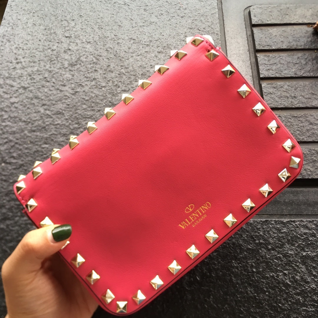 VALENTINO Star Studded Clutch