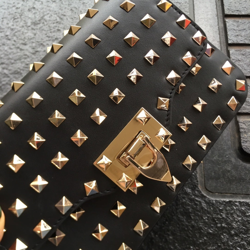 VALENTINO Star Studded Clutch