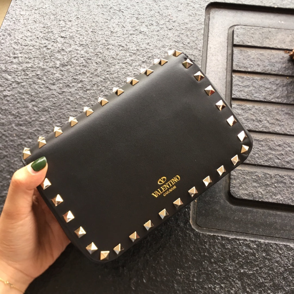 VALENTINO Star Studded Clutch