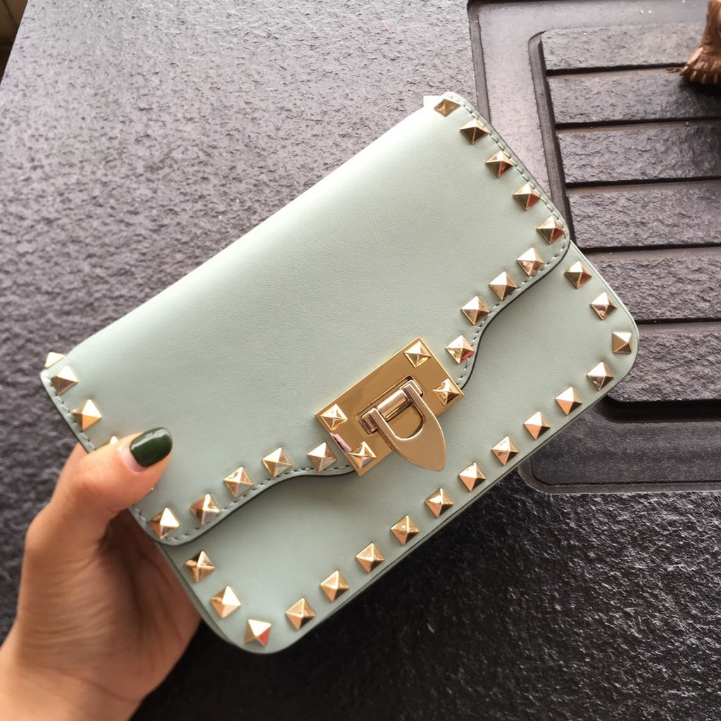 VALENTINO Star Studded Clutch