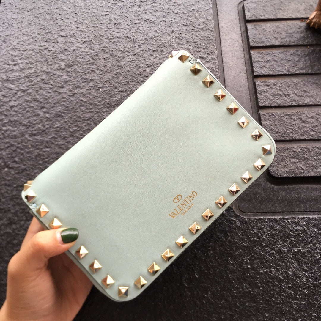 VALENTINO Star Studded Clutch