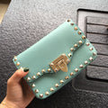 VALENTINO Star Studded Clutch