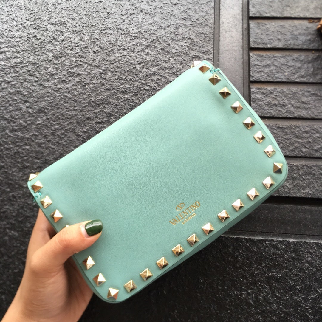 VALENTINO Star Studded Clutch