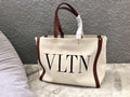 VALENTINO VLTN Logo Printed Tote Bag