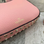 VALENTINO Garavani Rockstud Small Calfskin Hobo Bag