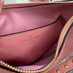 VALENTINO Garavani Rockstud Small Calfskin Hobo Bag