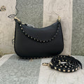 VALENTINO Garavani Rockstud Small Calfskin Hobo Bag