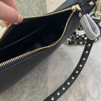 VALENTINO Garavani Rockstud Small Calfskin Hobo Bag