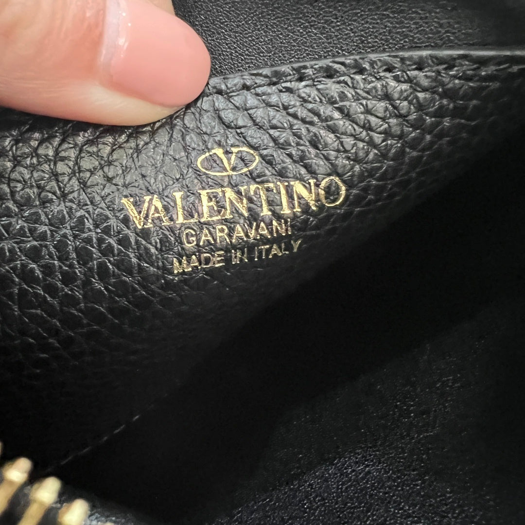 VALENTINO Garavani Rockstud Small Calfskin Hobo Bag